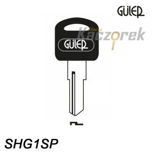 Mieszkaniowy 206 - klucz surowy mosiężny - Guler SHG1SP